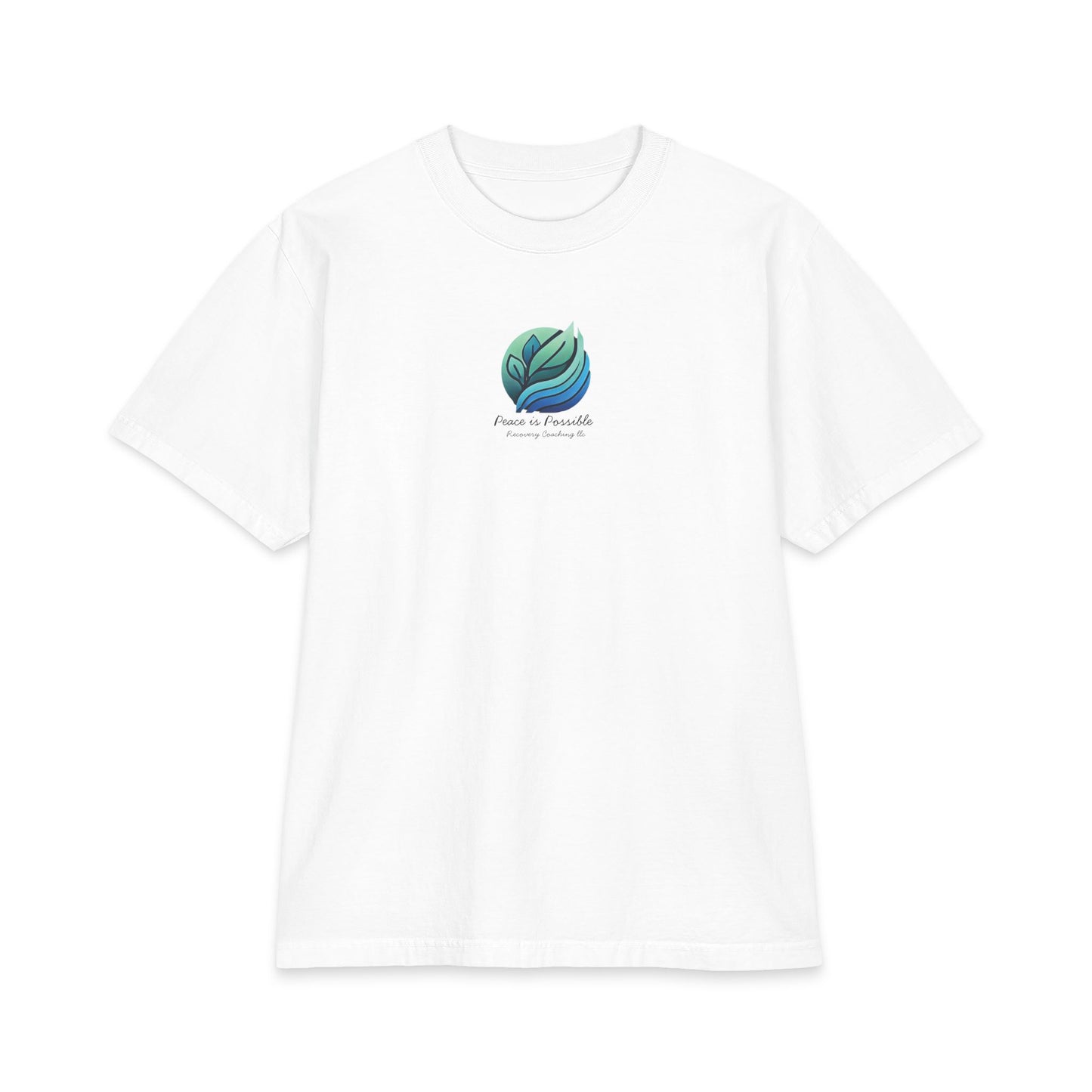 Peace Is Possible Tee — Inspirational Graphic T-Shirt with Earth Logo