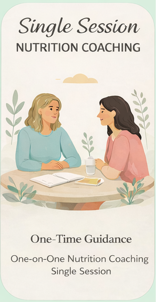One-on-One Nutrition Coaching Single Session