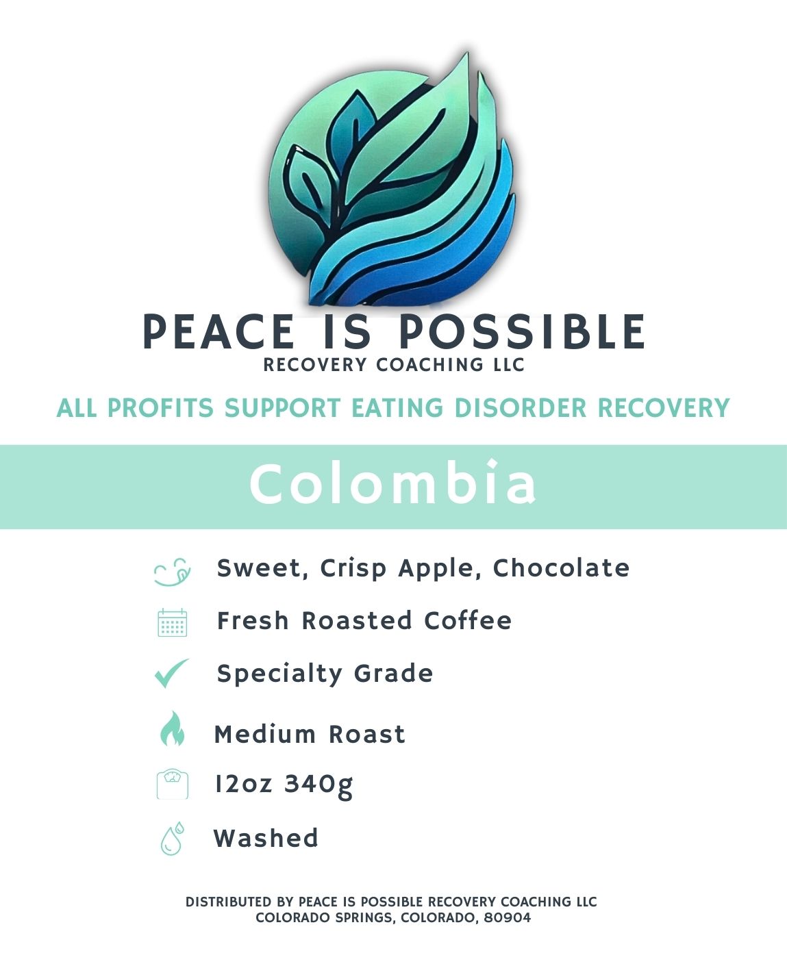 Colombia Coffee Beans: Freshly Roasted on Order